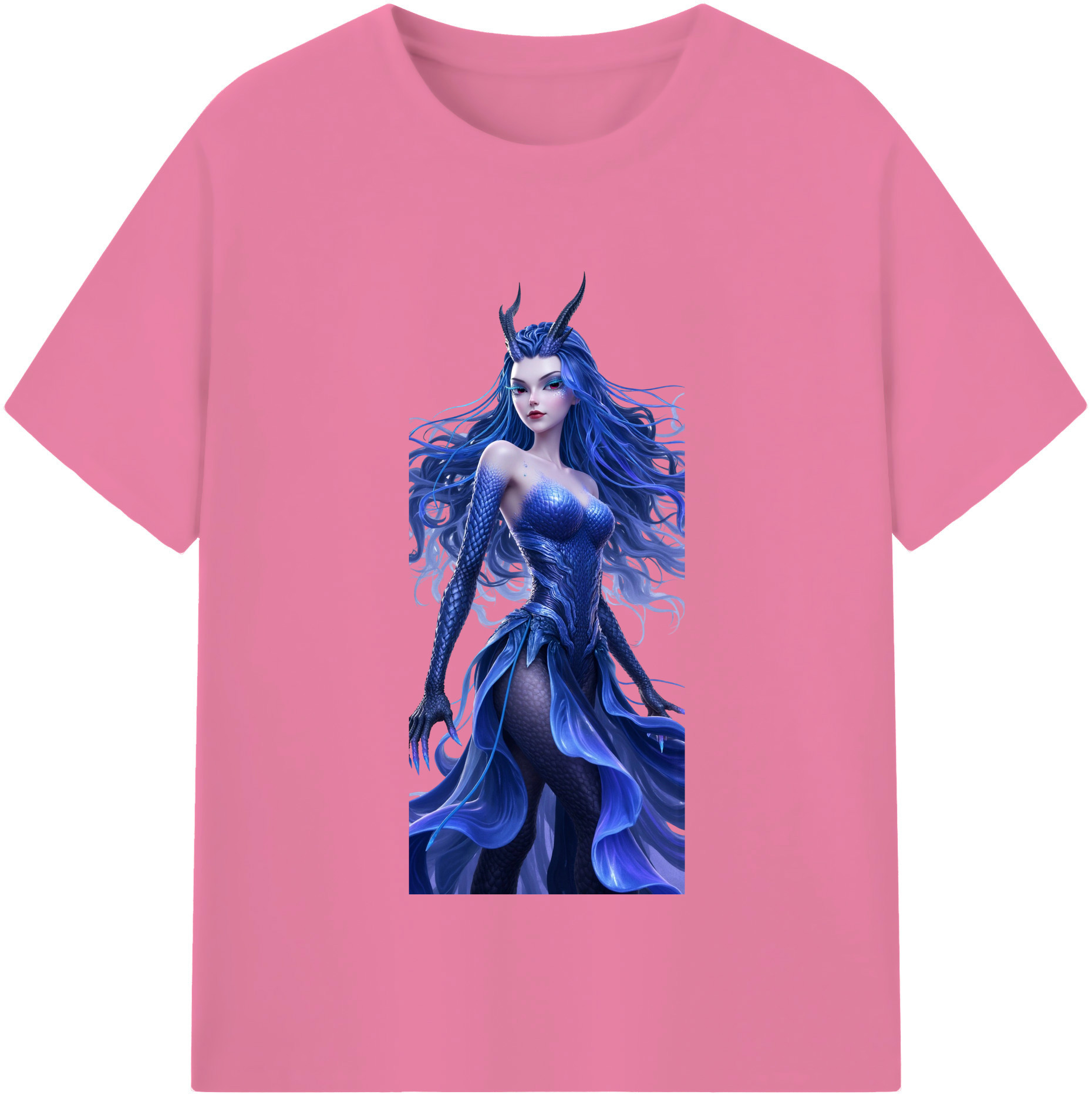 （画像用） Ne Zha 2 ナタ 魔童の大暴れ 綿100％半袖Tシャツ（フロントプリント）
